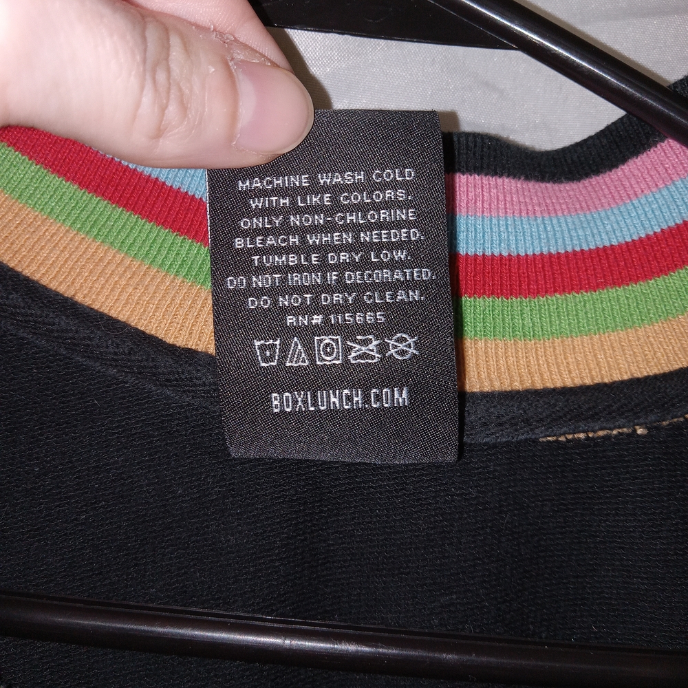 BoxLunch Sailor Moon Sailor Scouts Quarter Zip Sweatshirt Womens S Anime Stripe - Picture 3 of 11